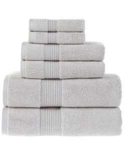 Alexis Antimicrobial Rhapsody Royale 6Pc Towel Set Home Bath Towels