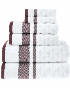 Alexis Antimicrobial Westport 6Pc Towel Set Home Bath Towels