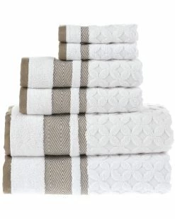Alexis Antimicrobial Westport 6Pc Towel Set Home Bath Towels